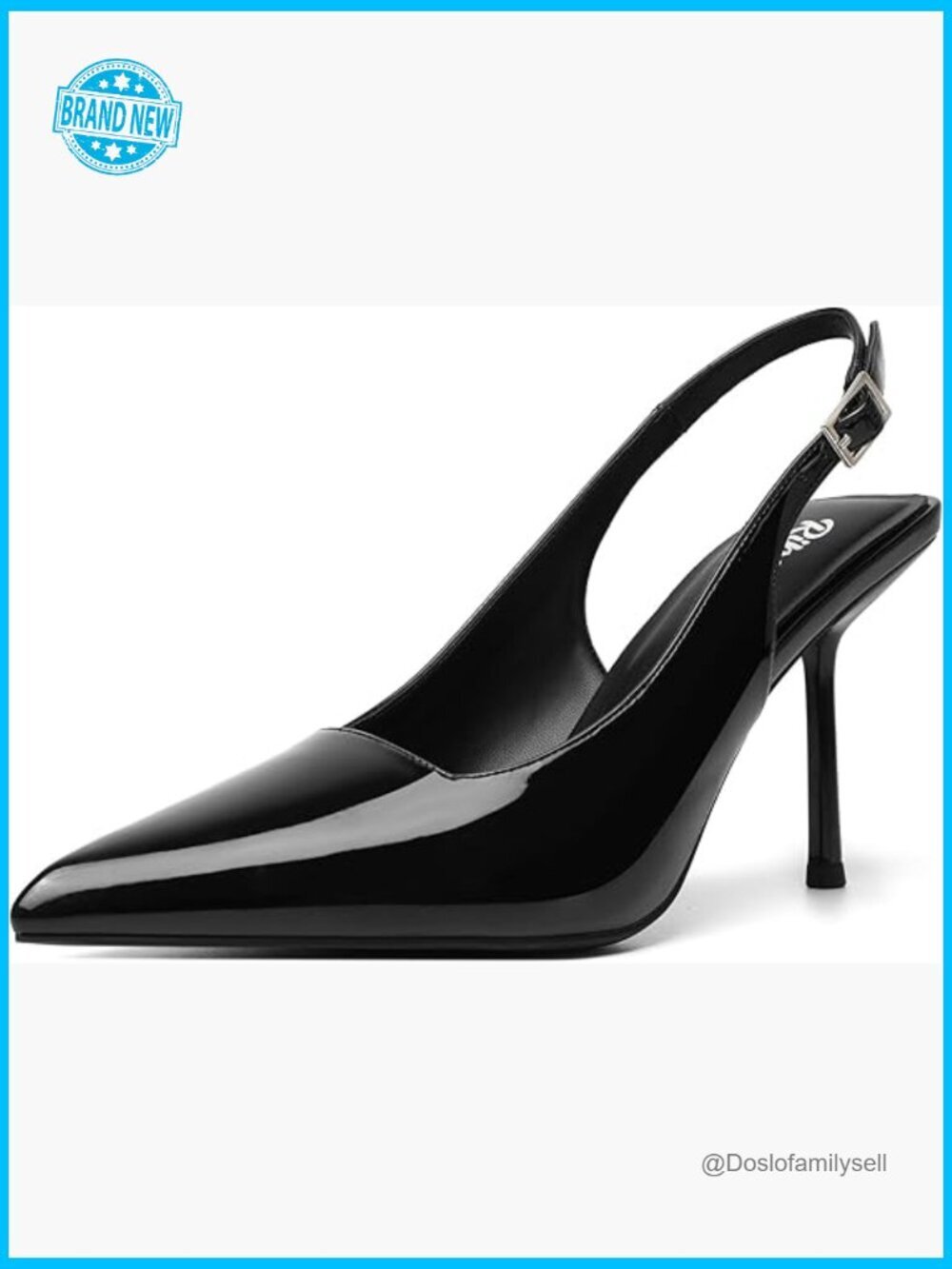 Slingback Pumps Pointy Toe High Heels Elegant Stiletto Heels for Women Wedding